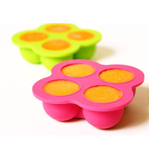 Bac <span class=keywords><strong>à</strong></span> purées de fruits congelées pour bébé en silicone de qualité alimentaire <span class=keywords><strong>avec</strong></span> couvercle, <span class=keywords><strong>boîte</strong></span> <span class=keywords><strong>à</strong></span> collation sans BPA - Product Image 3