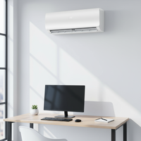 Nouveau climatiseur split silencieux ultra-fin à vitesse fixe 50Hz R410A, refroidissement uniquement, 24000 BTU, 2HP, pour usage commercial, hôtelier et domestique