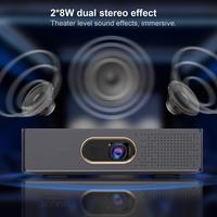 W80 S5 — MINI projecteur DLP 3D 4K, résolution Full HD 1080P, connexion WIFI, 5G, Home cinema, fonctionne avec appareils Android,