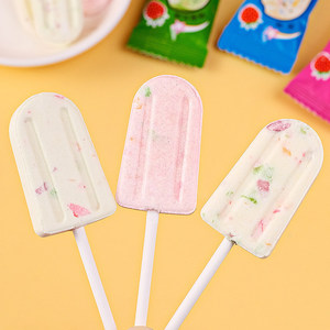 Nuevo Diseño de Helado Vegano en Barra con Caramelos Explosivos <span class=keywords><strong>Blancos</strong></span>, Sabor a Yogur, Tableta Láctea, Caja de 800g - Product Image 6