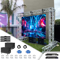 Panel LED de Alquiler P2.6 para Programas Navideños de Iglesias, Unión sin Interrupciones, 500x500mm, para Pared de Escenario de Adoración