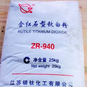 Jiangsu Zhentai Titanium Dioxide Rutile Tio2 R940+ With Best 25kg Bag Price Titanium Dioxide