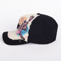 Logo personnalisé broderie 3D Sporty Baseball Hat 5-Panel Gorras avec motif de fruits tissu uni imprimé Image Style