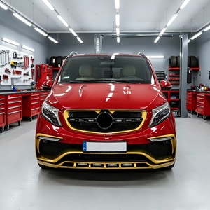 Nuevo Ensamble de Parachoques Delantero/Trasero de Alta Calidad en Plástico ABS Color Negro Carbón para V Class V260, 100% Compatible - Product Image 5