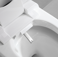 Kloset Bidet Otomatis Pintar dengan Sistem Siram Otomatis, Layar LED, Remote Control, Konstruksi Keramik S-Trap