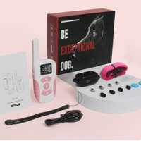 Collar de Adiestramiento para Perros Electrónico, Recargable, Ajustable, Ecológico, de Plástico, con Resistencia al Agua IPX7, con Vibración, Sonido y Descarga Eléctrica