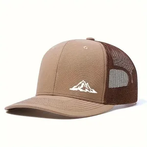 Gorras Richardson 112 Chapéus de caminhoneiro bonés personalizados bordados 3D Chapéu de caminhoneiro de malha para homens com 6 painéis em branco estampados personalizados