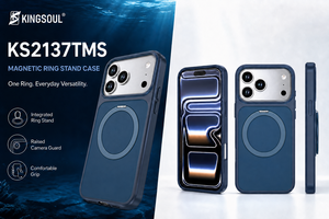 Magnetic <b>Ring</b> Stand <b>Phone</b> Case Shockproof Wireless Charging Compatible Protective Cover for iPhone 18 17 16 15Pro Max - Product Image 3