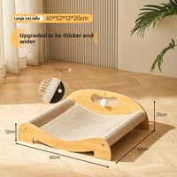 Poste Rascador para Gatos de Madera Resistente y Antideslizante, Cama para Mascotas, Más Vendido