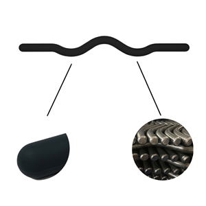 Silicone Coating <b>Strength</b> <b>Training</b> Working Out Curl Bar Weightlifting Universal Customizable Beam for Yoga - Product Image 4