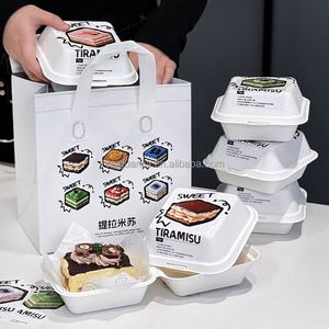 Non-woven Takeaway Bag Disposable Tinfoil Insulation Catering Milk Tea Baking Bag Custom logo - Product Image 5