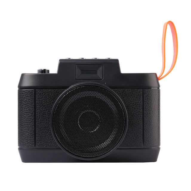 PDF10-X-630 Camera Shape Sound Portable Wireless BT Speakers for Mobile Phone/Tablet/Compute