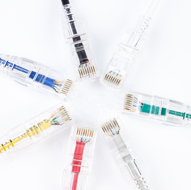 9 Colors in Stock Cat6A 10G UTP Patch Cord 28awg Cable Ultra-fine Network Cable Slim Cat6A Patch Cord