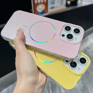 <span class=keywords><strong>Coque</strong></span> de téléphone simplifiée pour <span class=keywords><strong>iPhone</strong></span> 16 ProMax <span class=keywords><strong>iPhone</strong></span> 11 12 <span class=keywords><strong>13</strong></span> 14 15 16 magnétique IMD paillettes cercle fin <span class=keywords><strong>coque</strong></span> souple - Product Image 4