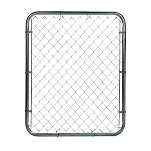 Porte de jardin <span class=keywords><strong>anthracite</strong></span> 100cm porte de clôture en treillis métallique porte de jardin privé Manwalk - Product Image 4