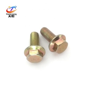 Bán Sỉ Bu Lông Mặt Bích Lục Giác DIN 6922 Màu Mạ Kẽm Chất Lượng Cao Có Chuôi Giảm - Product Image 6