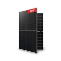 Panneau solaire bifacial Sunplus 580W de type N, 2456x1134mm, cellules 182mmx182mm, module photovoltaïque à efficacité de 21,29%