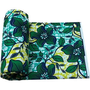 Tissu imprimé en cire africaine d'Ankara, tissu africain original en polyester, pagne et tissu en polyester pour vêtements, pour costume - Product Image 3