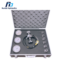Accumulateur de surpression hydraulique à remplissage d'azote Hydac, norme européenne, nouveau dispositif de charge hydraulique mobile, raccords