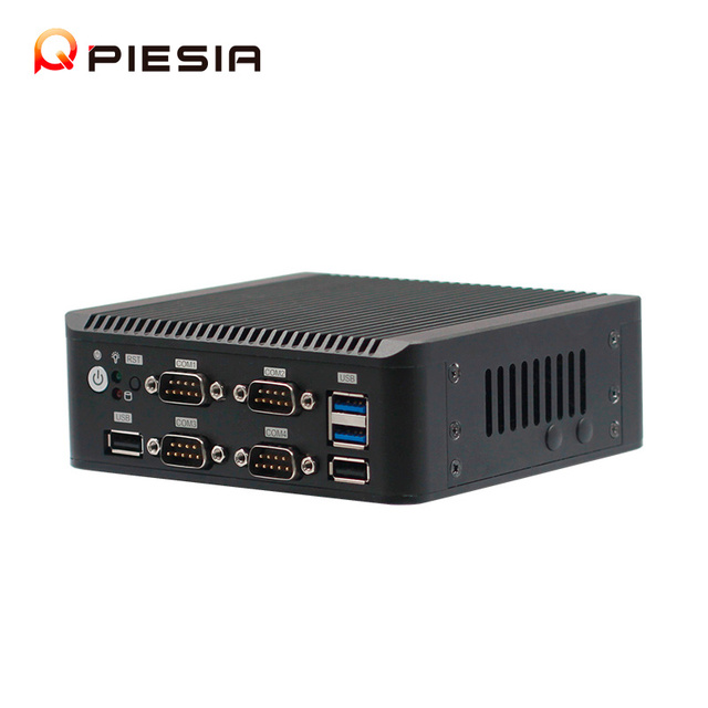 Wholesale Mini Fanless Dual Lan TPM2.0 PC 8GB 16GB Ram 6COM I3 I5 I7 J4125 CPU Small Computer Industrial Mini Pc