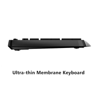 Full-size Slim 2.4G Wireless Silent Keyboard Mouse Combos Rechargeable Numeric Keypad Media Hotkey Adjustable 1600 DPI Mouse