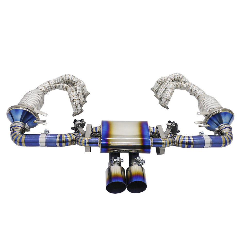 VantaFlow T304 Straight Header /Titanium Catback Full Exhaust Pipe for Porsche 911992 GT3 4.0L 2021-2026 Performance Manifold Exhaust