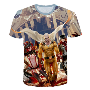 เสื้อยืดผู้ชายลายอนิเมะ <span class=keywords><strong>ONE</strong></span> <span class=keywords><strong>PUNCH</strong></span> <span class=keywords><strong>MAN</strong></span> แบบ <span class=keywords><strong>3D</strong></span> พิมพ์ลายใหม่ ตลก ดีไซน์คอสเพลย์ Genos Saitama  วัสดุยั่งยืน เหมาะสำหรับใส่ออกกำลังกาย - Product Image 3