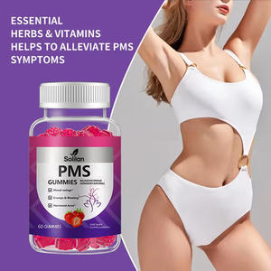 Oem Private Label Solilan Woman Vitamine B6-supplementen Balanceren Pms Reliëfgummies Met Chasteberry Engelwortel Voor Volwassenen - Product Image 4