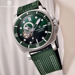 PD1736 PAGANI DESIGN 2025 Montres mécaniques automatiques pour hommes, mode décontractée, saphir, acier inoxydable, plongée, TMI NH39 Reloj Hombre - Product Image 2
