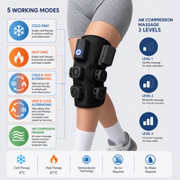 Nouvelle machine de thérapie par compression froide sans fil portable 3-en-1 avec chaleur pour soulager la douleur au genou et à l'épaule, masseur pour la récupération sportive