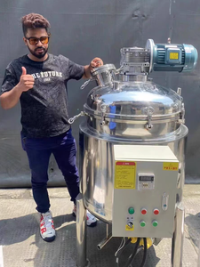 Industrielle 100-Liter-Elektro-Heizgefäß aus rostfreiem Stahl Parfüm-Milchsaft-Flüssigkeits mischmasch ine - Product Image 3