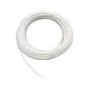 Fio de aquecimento para aquecedor de aquecedor, fio de borracha de silicone 0.6 ohm/m para fios de aquecimento espiral para cobertor à prova d'água