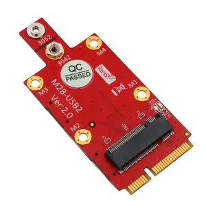 मिनी PCI-ई M.2 NGFF कुंजी बी करने के लिए वायरलेस एडाप्टर कार्ड के लिए दोहरी नैनो सिम स्लॉट के साथ 5G 4G LTE जीएसएम मॉडम मॉड्यूल
