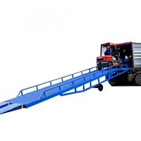 Rampes de chargement hydrauliques mobiles en acier au carbone certifiées CE, utilisées dans la logistique, l'entreposage, les conteneurs et autres industries