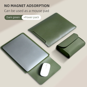 Custodia Protettiva <span class=keywords><strong>per</strong></span> Laptop in Pelle PU Spessa Personalizzata da 13, 14, 15, 16 Pollici, Borsa Interna <span class=keywords><strong>per</strong></span> Notebook e <span class=keywords><strong>Computer</strong></span> - Product Image 2