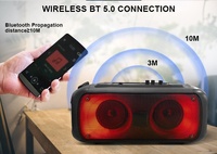 Altavoz de Karaoke GY-1024, Bafle Bluetooth, Haut-Parleur con Micrófono, Altavoz de Karaoke para Fiestas al Aire Libre con Micrófono y Bluetooth