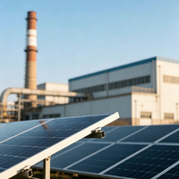 Support de montage au sol pour panneaux solaires galvanisé à chaud, structure de support de panneaux photovoltaïques inclinables pour système d'énergie solaire extérieur