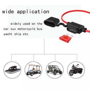 Portafusibles en Línea, Portafusibles Impermeable, Mini Estándar Máx. para Automóvil, Fusibles de 5A 10A 15A 20A 25A 30A, Portafusibles de Cuchilla para Automoción y Marina - Product Image 4
