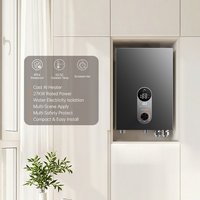 Chauffe-eau électrique instantané personnalisé 27KW 380V avec affichage numérique LED métallique, économe en énergie, pour usage domestique et commercial