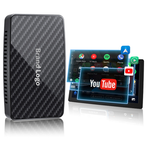 Boîte Android Auto et CarPlay sans fil, réseau 4G, système d'exploitation Android 8.1, <span class=keywords><strong>2</strong></span>+8 Go de RAM/ROM, Netflix, <span class=keywords><strong>YouTube</strong></span>, pour une compatibilité universelle avec les voitures - Product Image 1