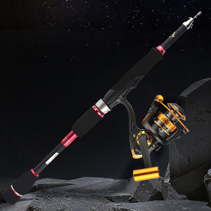 Canne à pêche à <span class=keywords><strong>poisson</strong></span>, en acier inoxydable, petit radeau, 1.8m, 2.1m, 2.4m ou 2.7m - Product Image 4