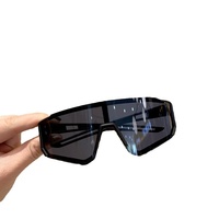 Lunettes de soleil sportives à grande monture, demi-monture, UV400, coupe-vent, verres toriques, pour cyclisme et ski, verres en résine pour garçons, élégantes