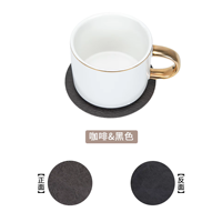 Vente en gros Nouveau style de tapis de table Nuoxin sets de table ronds double face en similicuir avec logo personnalisé