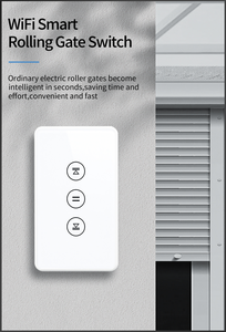 DUOMEI-Abridor de puerta enrollable inteligente <span class=keywords><strong>WiFi</strong></span> para Tuya, Interruptor táctil compatible con Alexa, interruptores de puerta de garaje enrollables, Material de aluminio 10A - Product Image 4