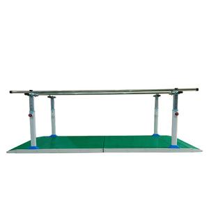 Barras Paralelas para Entrenamiento <span class=keywords><strong>de</strong></span> Equilibrio, Acero, Madera, Cuero, Altura Ajustable, Fisioterapia, Rehabilitación Médica, Caminata, <span class=keywords><strong>Hospital</strong></span> - Product Image 4