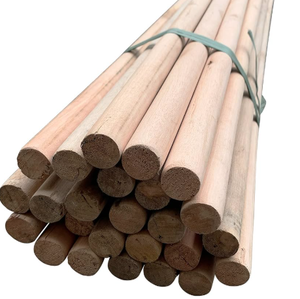 Manches de balai lisses et poncées (forme de dôme) - Product Image 1