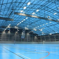 Structure en acier préfabriquée GloStar pour stades sportifs, football, athlétisme et événements musicaux