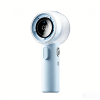 Ventilateur portable à brume rafraîchissante personnalisé 2000 mAh, sortie de brume 30 ml, affichage numérique LED, rechargeable, mini, alimenté par batterie