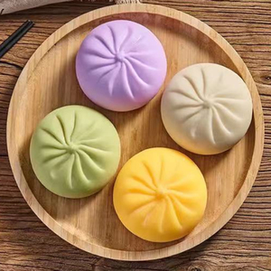 Mini Jouet Squishy en Pâte TPR en Forme de Boule de Crème Pâtissière, Jouet Anti-Stress et de Décompression, Jouet Sensoriel Fidget pour Enfants - Product Image 6