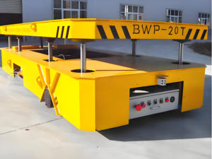 Nuevo coche eléctrico plano sin rieles de 10 a 30 toneladas de capacidad con <span class=keywords><strong>AGV</strong></span> de control remoto para manipular materiales en industrias agrícolas
